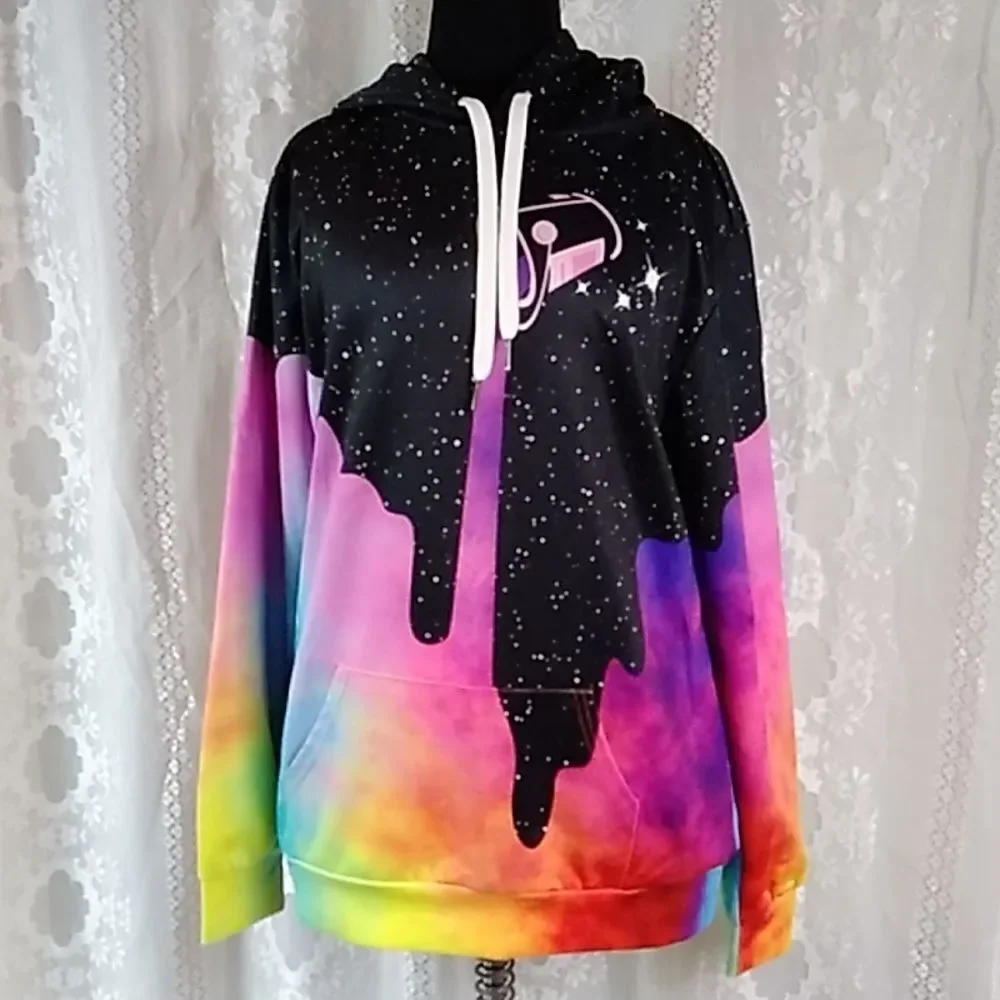 Goodstoworld Unisex Men's & Women's Hoodies 3D Sweater Size S M